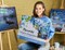 Figured'Art Paint by Numbers for Adults with Frame Moose and aurora borealis 16"x20" - Craft Art Painting DIY Kit Canvas Already Stretched on a Wooden Frame